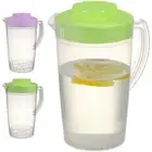 2 Pcs Fridge Pitcher Flower Tea Jug Water Jug Plastic Tea Kettle Beer Pitchers