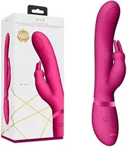 Vive May Dual Pulse Wave Vibrating C-spot and G-Spot Rabbit Vibrator, Pink