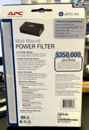 BRAND NEW! APC AV C2C Wall Mount Power Filter
