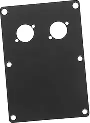 Yardwe Speaker Accessories Set Binding Post Mount Plate Jack Plate for Home Audio Compact Design