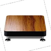 THBSHZMZR 1 Tier HiFi Rack AV Shelf Floor-Standing Speaker Stands Wooden Audio Video Rack Amplifier Stand Bluetooth Stereo Components(Wood,23.5 * 29cm)