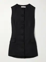 [Faithfull] Faithfull - Jane Linen Vest - Black - small small Black