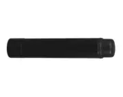 INOX DSIX09-19G 3-1/2 Inch Baseboard Mounted Rigid Door Stop, Graphite Black