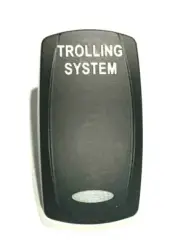 Carling Trolling System White Lighted Rocker Switch Cover