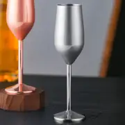 220ml Stainless Steel Goblets Red Wine Glass Juice Drink Champagne Cup Barware