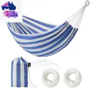 Double Hammock Brazilian Hammocks with Portable Carrying Bag,Soft Woven Fabric,