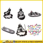 Incense Burner Ceramic Backflow Sandalwood Incense Cone Tower Holder Home Decor
