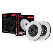 DBA Front 5000 T3 BLK Hat Brake Rotors for Volkswagen Golf EOS Passat Scirocco