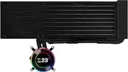 Lian Li Hydroshift II 360 Liquid CPU Cooler - Flexible Slide-Tube Clamp Coolant Pathway - 2.1” IPS LCD Screen - 3 Control Mode - Fits Most PC Fans - LGA 1851/1700, AMD AM5/AM4 - Black (HS2LCD36B)