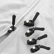 Lyvixora Zipper Repair Kit, 30Pcs Assorted Sizes Zipper Pull, Universal Set Zippers Fixer Zippers Fastener Repair Attachments for Bags/Jackets/Clothing/Shoes/Boots