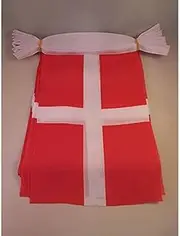 Savoy 4 Meters Bunting Flag 20 Flags 6'' x 4'' - Savoyard – Savoie String Flags 10 x 15 cm - AZ FLAG