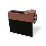 Car Seat Storage Box Cup Drink Holder Organizer Auto Gap Pocket Stowing Tidying For Phone Pad Card Coin Mocha Brown Master Driving