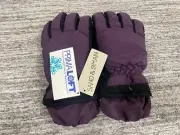 New! Vintage Primaloft Purple Synthetic Ski gloves Size L/XL