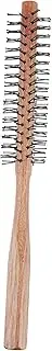 Beatifufu 1pc Curly Hair Styling Comb Wooden Cylinder Comb for Salon Home Use Comfortable Handle Practical Barbershop Accessory for Care and Styling