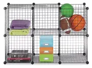 Mini grid storage organizer 2x3