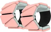 Vaveren Adjustable Wrist Weights for Women Men Kids, Weighted Bracelet, Ankle Weights Adjustable Silicone Leg Weights for Home Workout, Walking, Running, Yoga