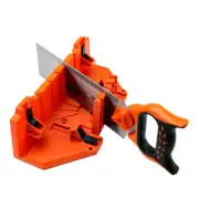 14" Clamping Mitre Box with Back Saw Woodworking Multifunctional Miter Saw Tool