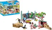 PLAYMOBIL myLife 71510 Small Chicken Farm in The Tiny House Garden, Various Yard with Animals and Accessories, Playful Getting to Know The Environment, Sustainable Toy for Children from 4 Years