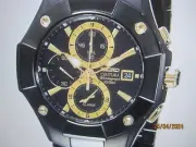 SEIKO COUTURA MEN'S WATCH ALL S/S CHRONO ORIGINAL JAPAN SNAC75 NEW