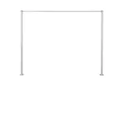 Daytek Mercury Silver Ground Mount Kit With Base For Mini Fold Down