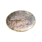 The Bradford Exchange Woodland Tranquility Set Of 10 Authenticated Plates Limite