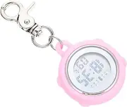 [Healvian] Digital Clip Nurse Fob Watch Durable Luminous Display with Stopwatch Chronograph Week Function for Medical Professionals