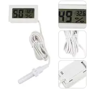 Indoor Temperature and Humidity Meter Digital Aquarium Monitor Portable