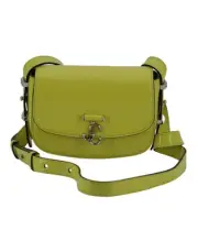 Jimmy Choo Lime Yellow Leather Small Shoulder Bag - RRP 1242 USD