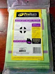 ProTeam Vacuum ProGuard 4 Portable Intercept Micro Filter Bags 3 Pack NEW B3