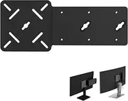CaSZLUTION Docking Station Mount Plate for Dell WD22TB4 / WD19S / W19TBS / WD19DCS / WD15, Behind Monitor VESA Mounting, Wall and Under Desk Mount Acrylic Dock Holder