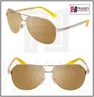 DOLCE & GABBANA 2144 Silver Gold Mirrored Metal Aviator DG2144 Sunglasses Unisex
