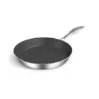 Stainless Steel 32Cm Frying Pan Induction Non Stick Interior