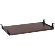 Lorell Mahogany Laminate Keyboard Tray - 26" - Mahogany (llr-87523) (llr87523)