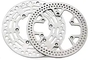 TKTGNVNZKA Motorcycle 250mm / 240mm Disc Brake Front Rear Brake Disc Rotor Fit For Suzuki RM 125 250 RM125 RM250 99-05 DR-Z 400 DRZ400 05-22(A Full Set)