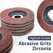 80 Grit Metal Sanding Flap Discs 50PCS 5'' 125MM Abrasive Angle Grinder Wheels