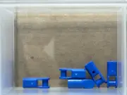 LEGO Parts - Blue Bar Holder with Handle - No 23443 - QTY 5