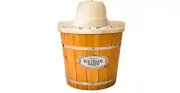 Old Fashion Ice Cream Maker Electric Machine Frozen Yogurt Vintage Style 4 Quart