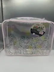 Disney Princess Vinyl Pouch With Gusset Cinderella Tangled Ariel Belle Jasmine