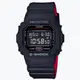 【G-SHOCK】DW-5600系列 經典錶款軍事紅電子錶 DW-5600HR-1D 現代鐘錶