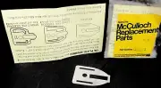 NOS Genuine McCULLOCH 90654 bar plate Mini Mac 1 1A 6 6A 30 & 35 VINTAGE
