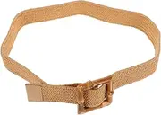 [PACKOVE] Wide Elastic Stretch Belt for Women with Buckle Stylish Woven Design Comfortable Fit for Dresses and Casual Wear