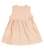 [Il Gufo] Il Gufo Baby linen and cotton dress M 18 pink