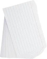 KICHOUSE 200pcs Lined Index Cards Heavyweight Ruled Note Cards for Studying Note Taking and Presentations Flashcards with Clean Smudge Resistant Surface for Classroom and Office Use