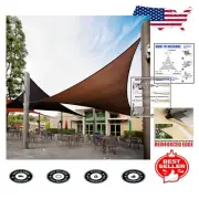 28' x 28' Triangle Shade Sail with UV Protection - Effortless Outdoor Elegance