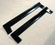 Black Spoiler Automotive Side Skirts - ABS Plastic - Set of Two - NEW