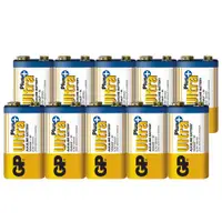 在飛比找ETMall東森購物網優惠-【超霸GP】9V電池ULTRA PLUS超特強鹼性電池10粒