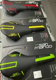 Selle San Marco Saddle Concor Racing Narrow (Pce) Green/Red/Yellow