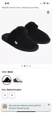Radley London New Chelsea Creek Slippers Size 7 Made In