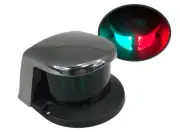 Pactrade Marine LED Navigation Red Green SS304 Housing Bi-Color Bow Light 2NM