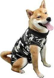 Dog Recovery Suit Neuter After Surgery Clothes for Dogs Abdominal Wound Protector Dog Surgical Shirt Anti-Licking E-Collar Alternative Breathable (Fancy Color, XL)